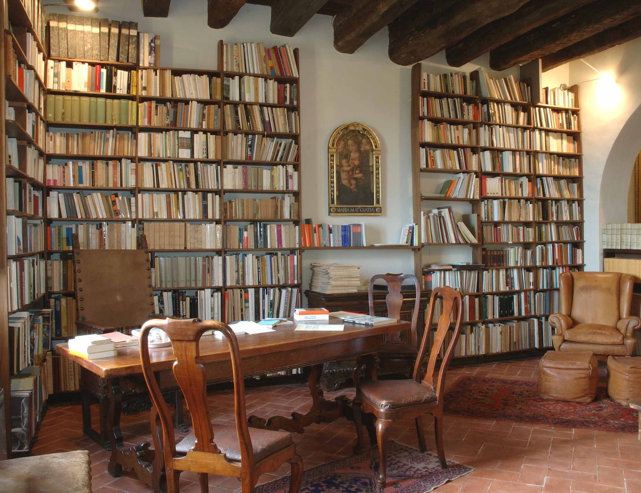 Siena-SI-Villa-Brandi-biblioteca-e-studio